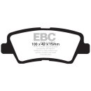 EBC Blackstuff Bremsbeläge Vorderachse mit ABE Hyundai i20 GB Schrägheck DP1875