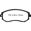 EBC Blackstuff Bremsbeläge Vorderachse ohne ABE...