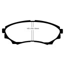 EBC Blackstuff Bremsbeläge Vorderachse mit ABE Mazda...