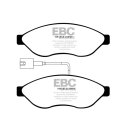 EBC Blackstuff Bremsbeläge Vorderachse ohne ABE Fiat...