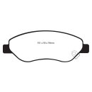 EBC Blackstuff Bremsbeläge Vorderachse ohne ABE Opel...