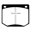 EBC Blackstuff Bremsbeläge Vorderachse ohne ABE Saab...