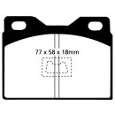 EBC Blackstuff Bremsbeläge Vorderachse ohne ABE...