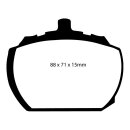 EBC Blackstuff Bremsbeläge Vorderachse mit ABE...