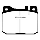 EBC Blackstuff Bremsbeläge Vorderachse ohne ABE...