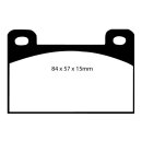 EBC Blackstuff Bremsbeläge Vorderachse ohne ABE...