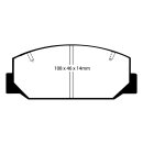 EBC Blackstuff Bremsbeläge Vorderachse ohne ABE...