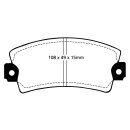 EBC Blackstuff Bremsbeläge Vorderachse mit ABE Dacia...