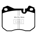 EBC Blackstuff Bremsbeläge Vorderachse mit ABE...