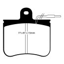 EBC Blackstuff Bremsbeläge Vorderachse ohne ABE...