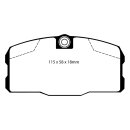 EBC Blackstuff Bremsbeläge Vorderachse mit ABE...