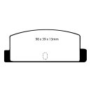 EBC Blackstuff Bremsbeläge Hinterachse ohne ABE...