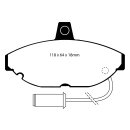 EBC Blackstuff Bremsbeläge Vorderachse ohne ABE Austin Maestro XC Schrägheck DP467