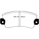 EBC Blackstuff Bremsbeläge Vorderachse mit ABE...