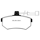 EBC Blackstuff Bremsbeläge Vorderachse mit ABE Audi...