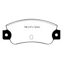 EBC Blackstuff Bremsbeläge Hinterachse ohne ABE...