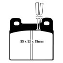 EBC Blackstuff Bremsbeläge Hinterachse ohne ABE Alfa...