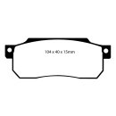 EBC Blackstuff Bremsbeläge Vorderachse mit ABE Honda...