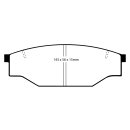 EBC Blackstuff Bremsbeläge Vorderachse ohne ABE...