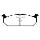 EBC Blackstuff Bremsbeläge Vorderachse ohne ABE...