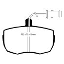 EBC Blackstuff Bremsbeläge Vorderachse mit ABE LTI...