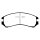 EBC Blackstuff Bremsbeläge Vorderachse ohne ABE Nissan Sunny 2 B12 Kombi DP665