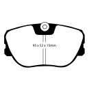 EBC Blackstuff Bremsbeläge Vorderachse mit ABE Volvo...