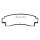 EBC Blackstuff Bremsbeläge Hinterachse ohne ABE Nissan Sunny 2 N13 Stufenheck DP682