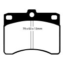 EBC Blackstuff Bremsbeläge Vorderachse ohne ABE...