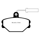 EBC Blackstuff Bremsbeläge Vorderachse mit ABE...