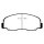 EBC Blackstuff Bremsbeläge Vorderachse ohne ABE Daihatsu Rocky Hard Top F7, F8 geschlossen DP799