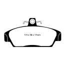 EBC Blackstuff Bremsbeläge Vorderachse mit ABE Ariel...