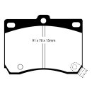 EBC Blackstuff Bremsbeläge Vorderachse ohne ABE...