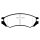 EBC Blackstuff Bremsbeläge Vorderachse ohne ABE Nissan Primera 1 P10 Stufenheck DP839