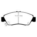 EBC Blackstuff Bremsbeläge Vorderachse mit ABE Honda...