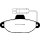 EBC Blackstuff Bremsbeläge Vorderachse mit ABE Fiat Punto 2 188 Schrägheck DP945