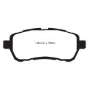 EBC Blackstuff Bremsbeläge Vorderachse mit ABE Suzuki Swift 4 FZ,NZ Schrägheck DPX2003