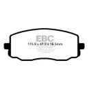 EBC Blackstuff Bremsbeläge Vorderachse mit ABE Hyundai i10 PA Schrägheck DPX2050