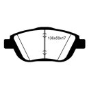 EBC Blackstuff Bremsbeläge Vorderachse ohne ABE...