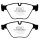 EBC Blackstuff Bremsbeläge Vorderachse ohne ABE BMW 5 F10, F18 Stufenheck DPX2103