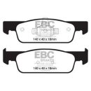 EBC Blackstuff Bremsbeläge Vorderachse ohne ABE Smart ForFour 453 Coupe DPX2146