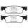 EBC Blackstuff Bremsbeläge Vorderachse ohne ABE Smart ForFour 453 Coupe DPX2146