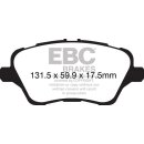 EBC Blackstuff Bremsbeläge Vorderachse mit ABE Ford Fiesta 7 Schrägheck DPX2149