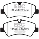 EBC Blackstuff Bremsbeläge Hinterachse ohne ABE Ford Transit 7 Bus Bus DPX2152