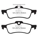 EBC Blackstuff Bremsbeläge Hinterachse ohne ABE Honda Civic 9 FK, FB, FG Schrägheck DPX2181