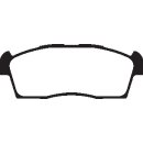 EBC Blackstuff Bremsbeläge Vorderachse ohne ABE Peugeot iOn DPX2184