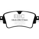 EBC Blackstuff Bremsbeläge Vorderachse ohne ABE Audi A4 Allroad 8WH, B9 Kombi DPX2254
