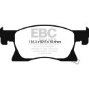 EBC Blackstuff Bremsbeläge Vorderachse ohne ABE Opel Astra K K Schrägheck DPX2267