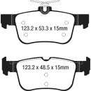 EBC Blackstuff Bremsbeläge Hinterachse ohne ABE Ford...