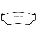 EBC Greenstuff 6000 Bremsbeläge Vorderachse ohne ABE...